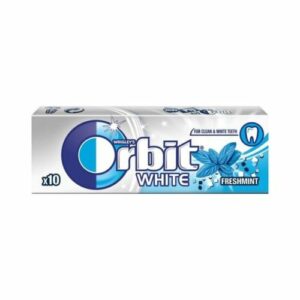 ORBIT GUMA WHITE FRESH MINT 14G