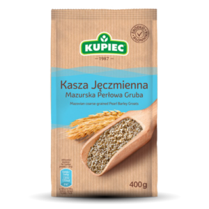 KUPIEC KASZA JECZMIENNA 400G PERLOWA GRUBA