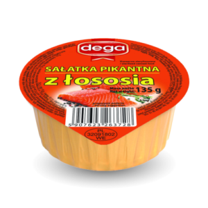 DEGA SALATKA PIKANTNA Z LOSOSIA 125G