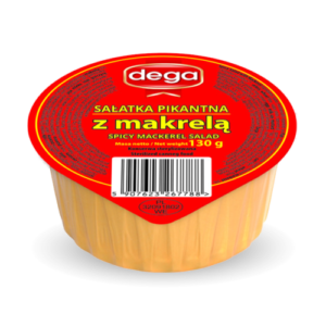 DEGA SALATKA PIKANTNA Z MAKRELA 130G