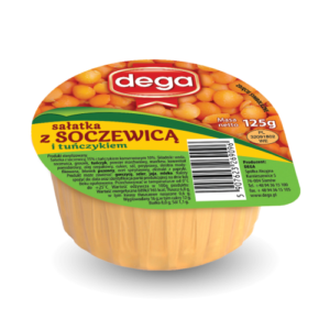 DEGA SALATKA SOCZEWICA I TUNCZYKIEM 125G