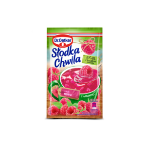 DR.OETKER KISIEL SLODKA CHWILA MALINOWY Z OWOCAMI 31.5G