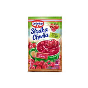 DR.OETKER KISIEL SLODKA CHWILA ZURAWINOWY Z OWOCAMI 32