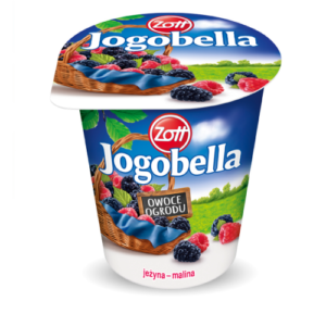 ZOTT JOGURT JOBOBELLA OWOCE OGRODU JEZYNA MALINA 150G