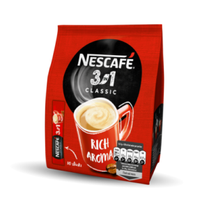 KAWA NESCAFE CLASSIC 3W1 ROZPUSZCZALNA 180G 10×16,5G