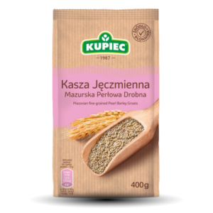 KUPIEC KASZA JECZMIENNA 400G PERLOWA DROBNA