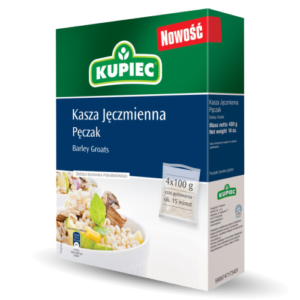 KUPIEC KASZA JECZMIENNA PECZAK 4X100G