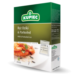 KUPIEC RYZ DZIKI PARBOILED 2x100G