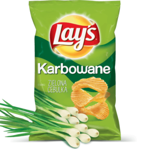 LAYS CHIPSY KARBOWANE ZIELONA CEBULKA 130G