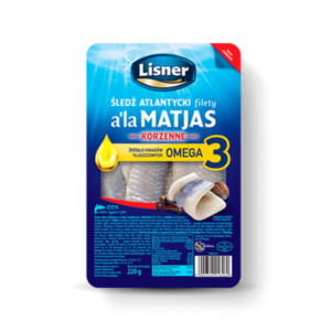 LISNER FILETY SLEDZIOWE W OLEJU KORZENNE MATJAS 220G