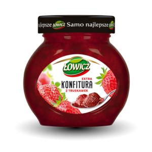 LOWICZ KONFITURA TRUSKAWKOWA 240G