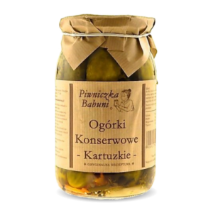 PIWNICZKA BABUNI OGORKI KONSERWOWE KARTUSKIE 900ml