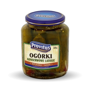 PROVITUS OGORKI KONSERWOWE LATOSIE 640G