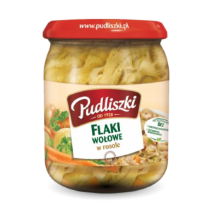 PUDLISZKI FLAKI WOLOWE W ROSOLE 500G