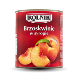 ROLNIK BRZOSKWINIE W SYROPIE 850G