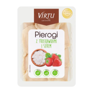 VIRTU PIEROGI Z SEREM I TRUSKAWKAMI 400g