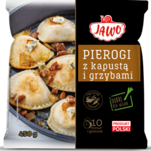 JAWO PIEROGI Z KAPUSTA I GRZYBAMI 450G