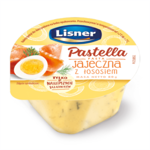 LISNER PASTELLA JAJECZNA Z LOSOSIEM 80g